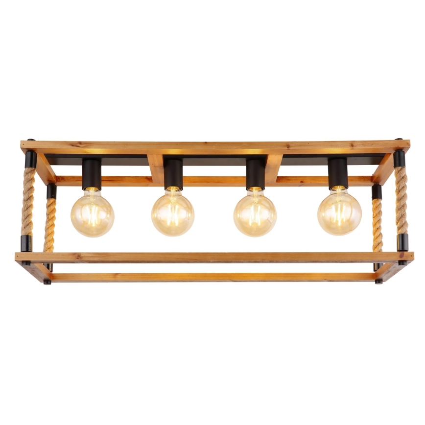 Globo 15691-4D - Ceiling light VERNON 4xE27/60W/230V