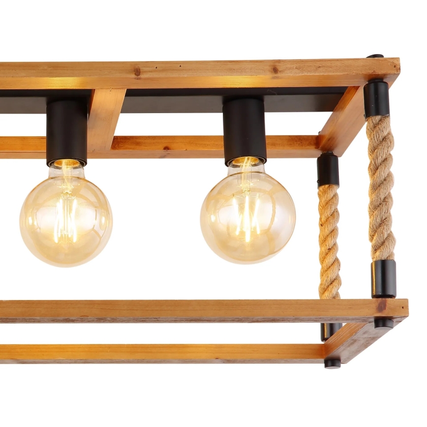 Globo 15691-4D - Ceiling light VERNON 4xE27/60W/230V