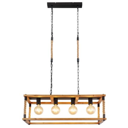 Globo 15691-4H - Chandelier on a string VERNON 4xE27/60W/230V