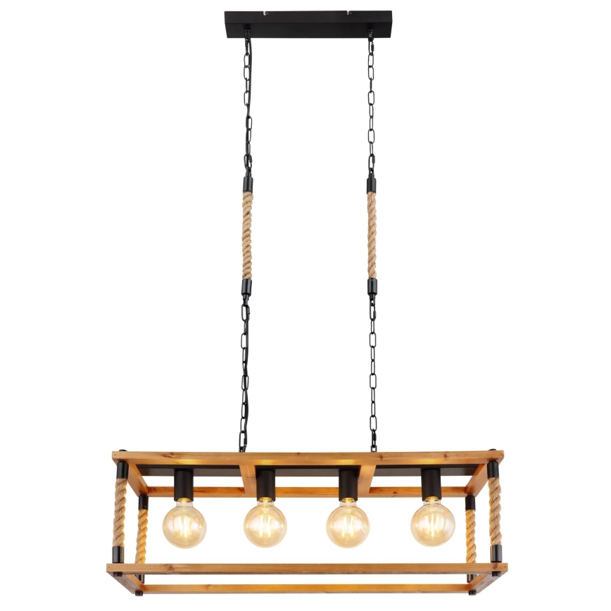 Globo 15691-4H - Chandelier on a string VERNON 4xE27/60W/230V