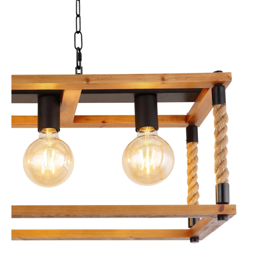 Globo 15691-4H - Chandelier on a string VERNON 4xE27/60W/230V