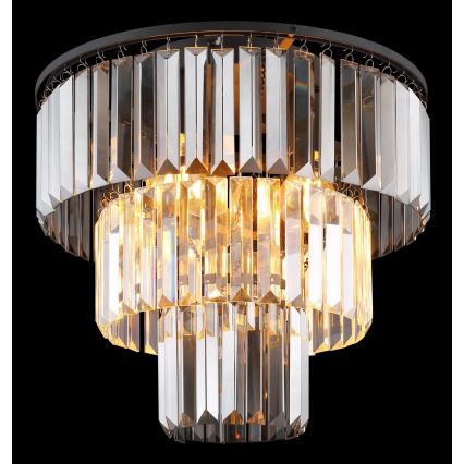 Globo - Surface-mounted chandelier 3xE27/40W/230V d. 40 cm black