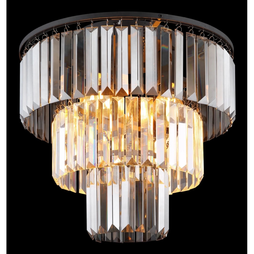 Globo - Surface-mounted chandelier 3xE27/40W/230V d. 40 cm black