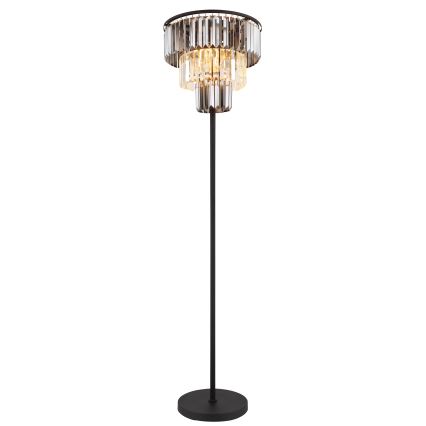 Globo - Floor lamp 3xE27/40W/230V d. 40 cm black