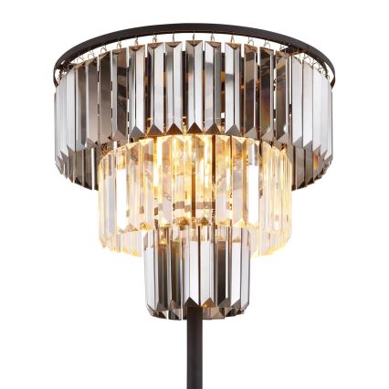 Globo - Floor lamp 3xE27/40W/230V d. 40 cm black