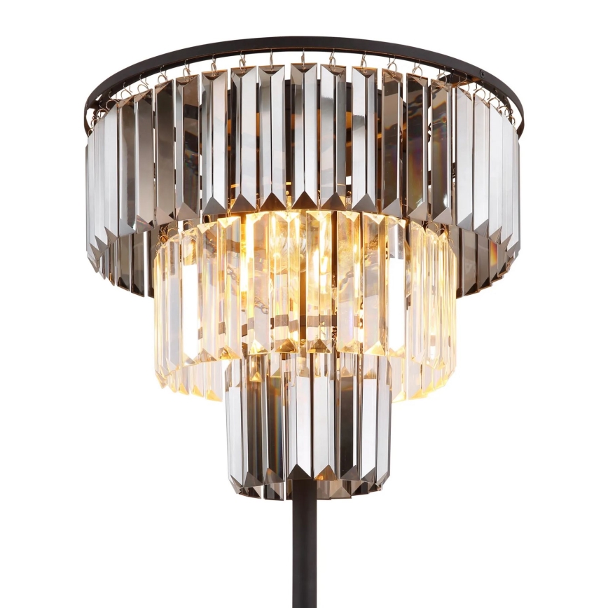 Globo - Floor lamp 3xE27/40W/230V d. 40 cm black