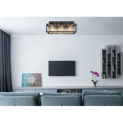 Globo - Surface-mounted chandelier 3xE27/40W/230V