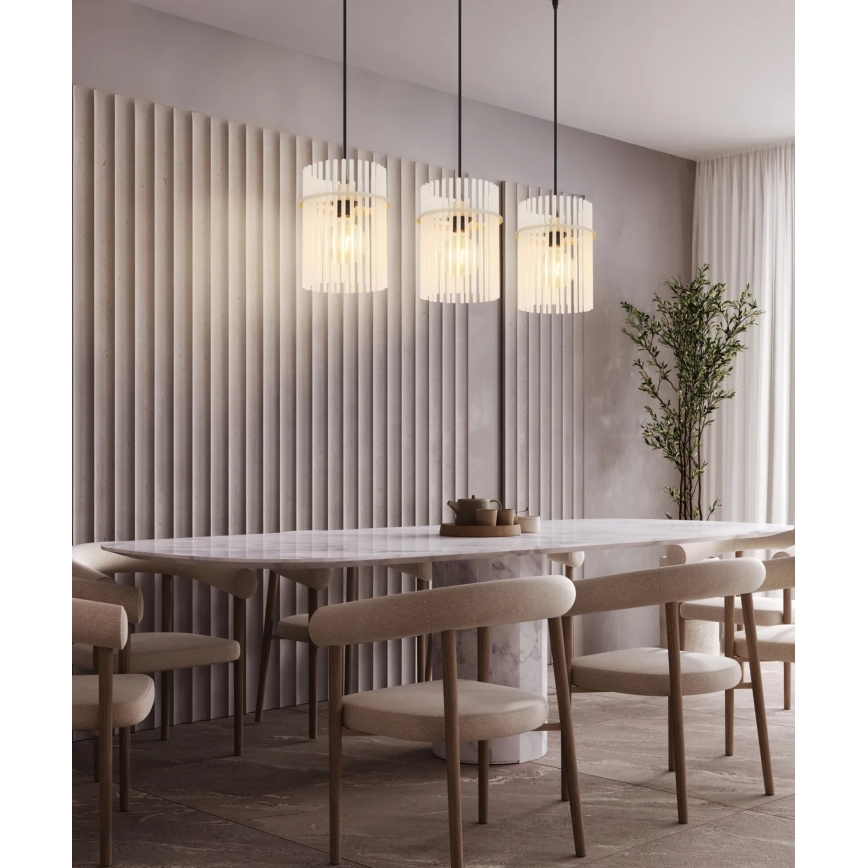 Globo - Cable-suspended pendant light 3xE27/60W/230V