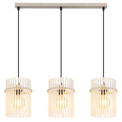 Globo - Cable-suspended pendant light 3xE27/60W/230V