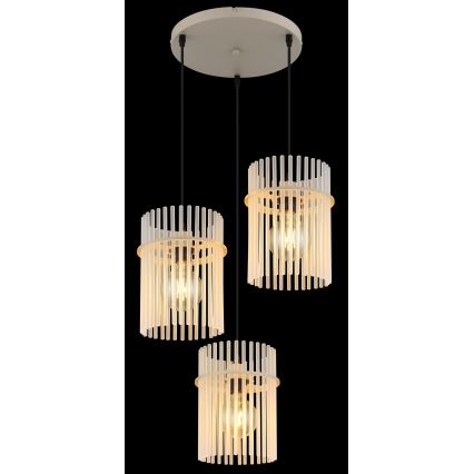 Globo - Cable pendant light 3x E27/60W/230V