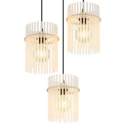 Globo - Cable pendant light 3x E27/60W/230V