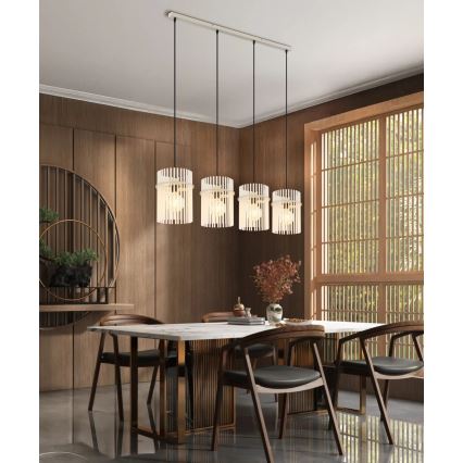 Globo - Pendant light on cable 4xE27/60W/230V