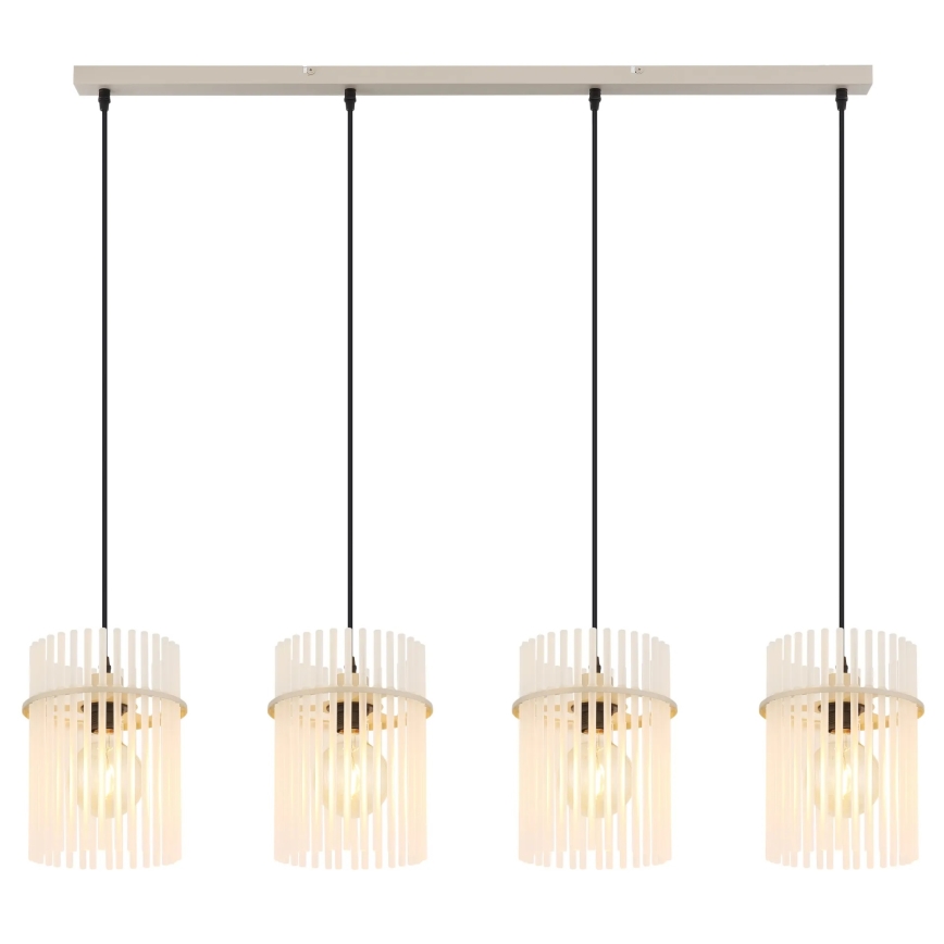 Globo - Pendant light on cable 4xE27/60W/230V