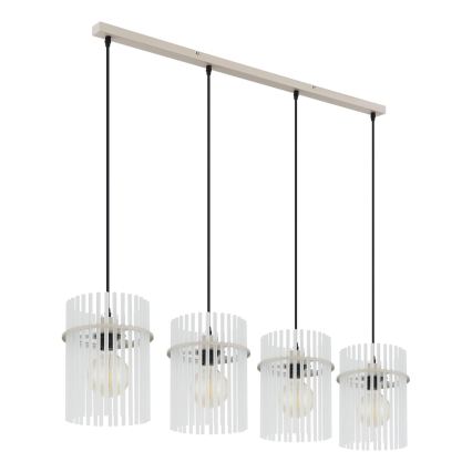 Globo - Pendant light on cable 4xE27/60W/230V