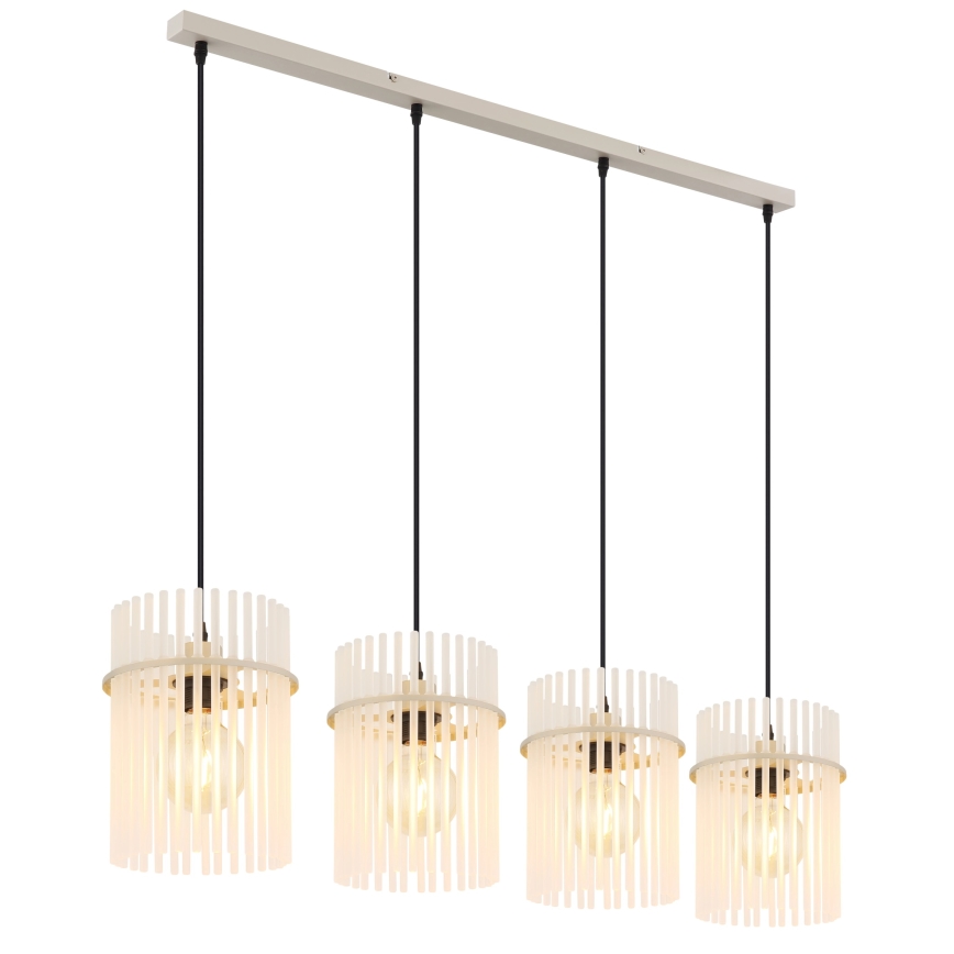 Globo - Pendant light on cable 4xE27/60W/230V