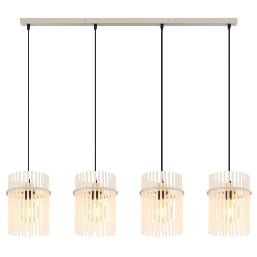 Globo - Pendant light on cable 4xE27/60W/230V