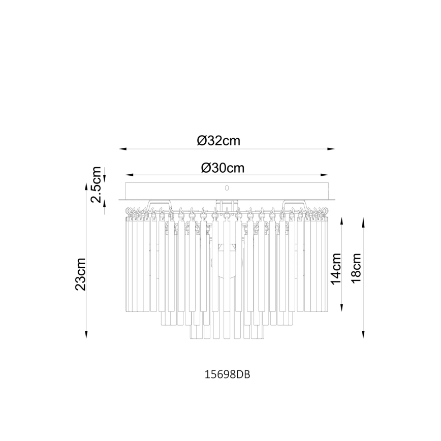 Globo - Ceiling light 5xE14/40W/230V Ø 32 cm