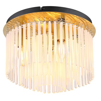 Globo - 5-Light Ceiling Light, E14/40W/230V, Ø 32 cm, Gold