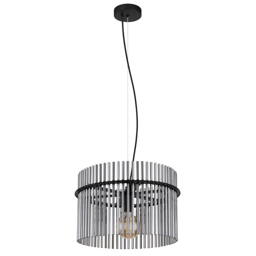 Globo - Chandelier on a string 1xE27/60W/230V d. 40 cm black