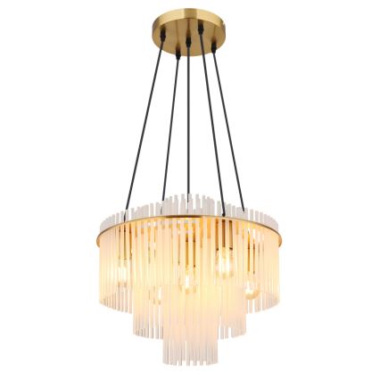 Globo - Cable Chandelier 5xE27/60W/230V, Gold