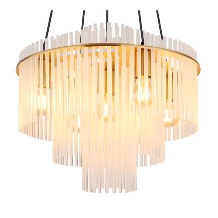 Globo - Cable Chandelier 5xE27/60W/230V, Gold