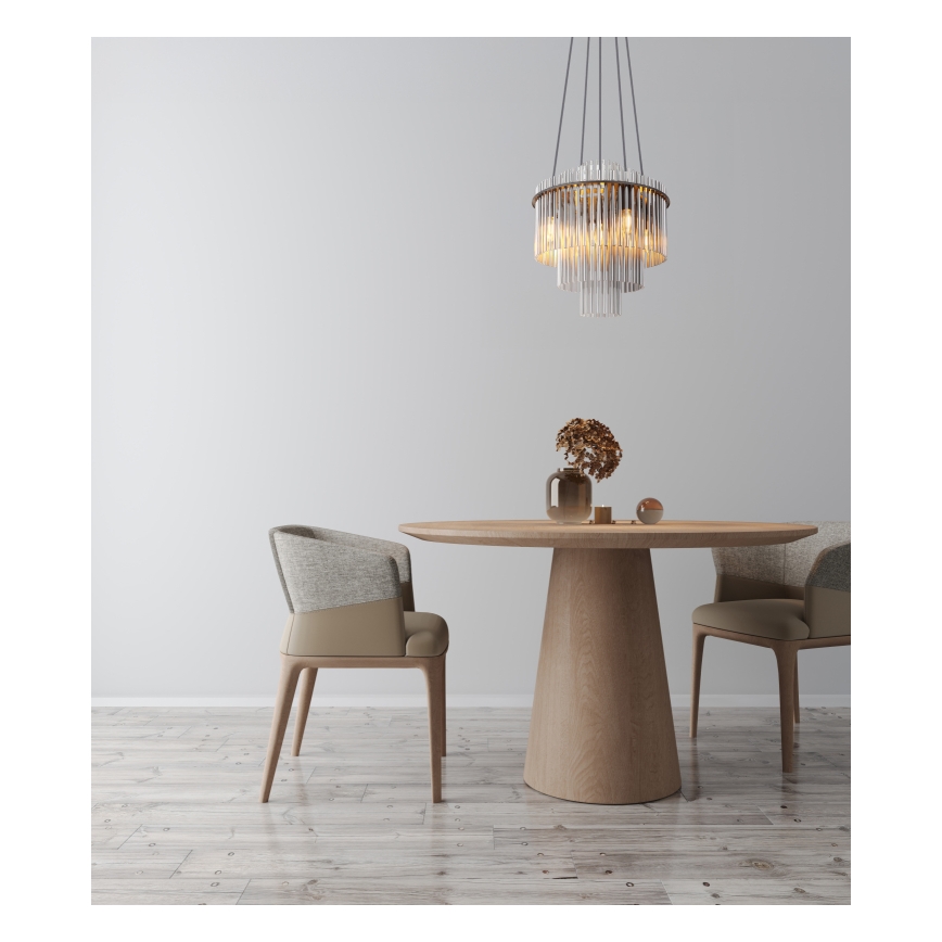 Globo - Chandelier on a string 5xE14/40W/230V black