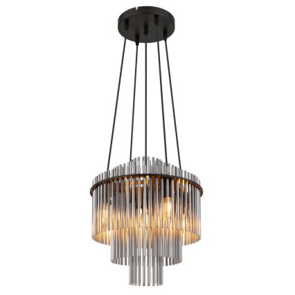 Globo - Chandelier on a string 5xE14/40W/230V black