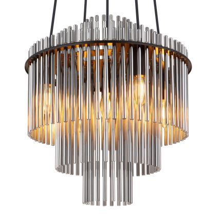 Globo - Chandelier on a string 5xE14/40W/230V black