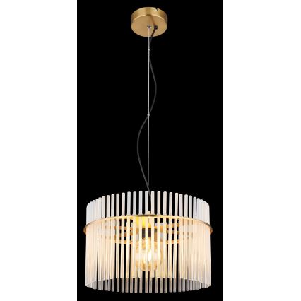 Globo - Chandelier on a string 1xE27/60W/230V d. 40 cm gold
