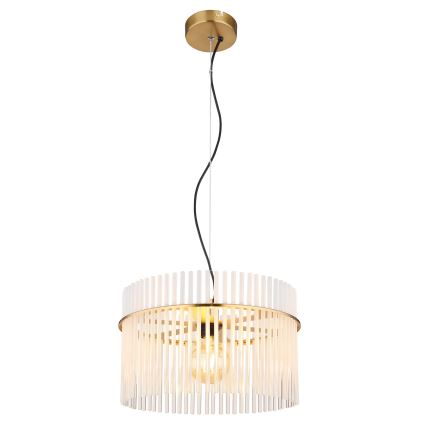 Globo - Chandelier on a string 1xE27/60W/230V d. 40 cm gold