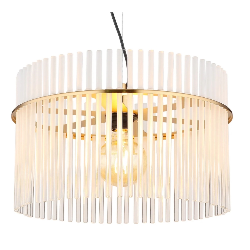 Globo - Chandelier on a string 1xE27/60W/230V d. 40 cm gold