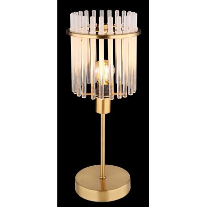 Globo - Table lamp 1xE14/40W/230V d. 15 cm gold
