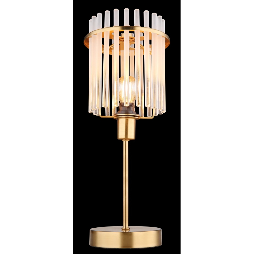 Globo - Table lamp 1xE14/40W/230V d. 15 cm gold