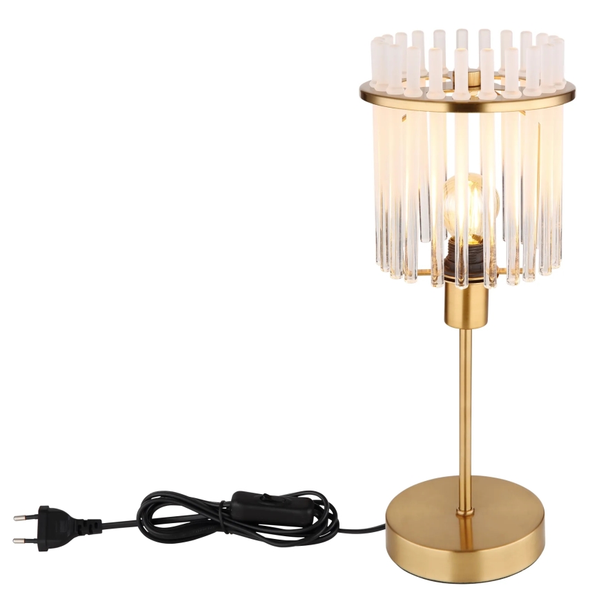 Globo - Table lamp 1xE14/40W/230V d. 15 cm gold