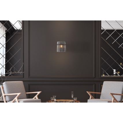 Globo - Wall light 1xE27/60W/230V black