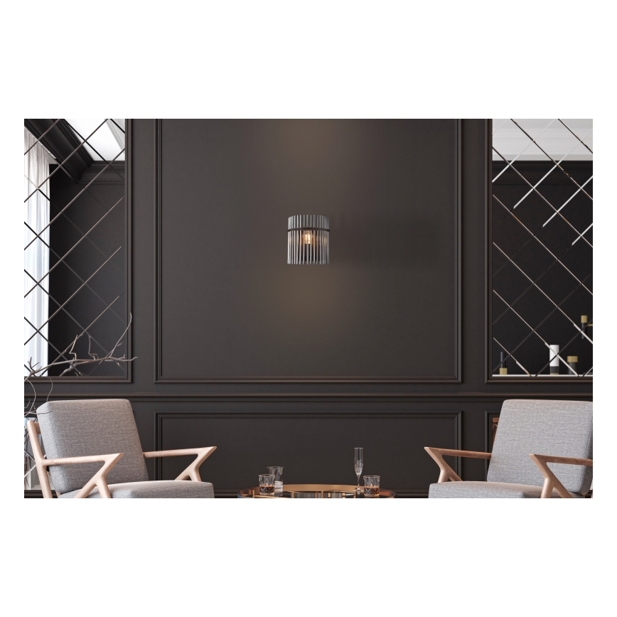Globo - Wall light 1xE27/60W/230V black