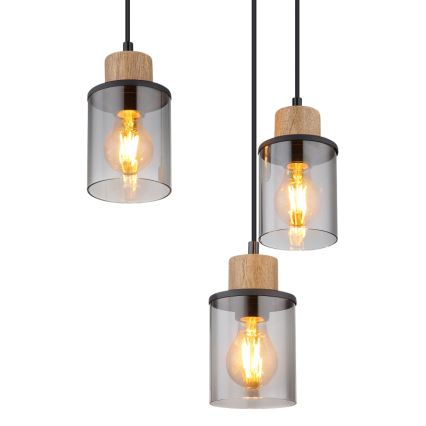 Globo - Chandelier on a string 6xE27/15W/230V