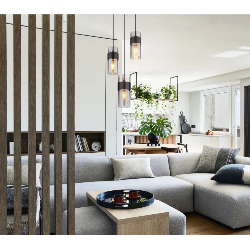 Globo - Chandelier on a string 3xE27/60W/230V
