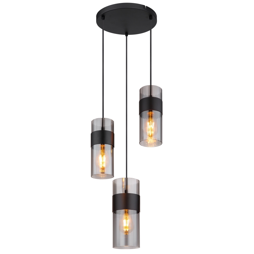 Globo - Chandelier on a string 3xE27/60W/230V