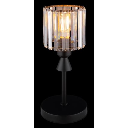 Globo - Table lamp 1xE27/60W/230V d. 15 cm black