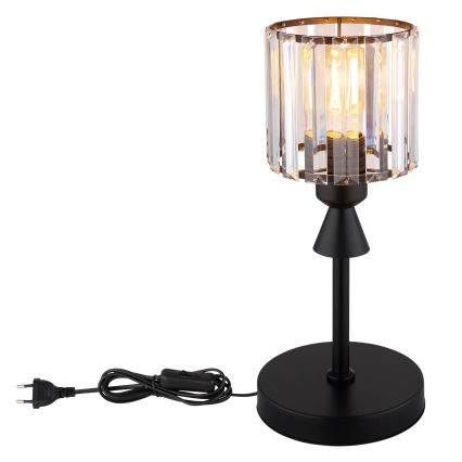 Globo - Table lamp 1xE27/60W/230V d. 15 cm black