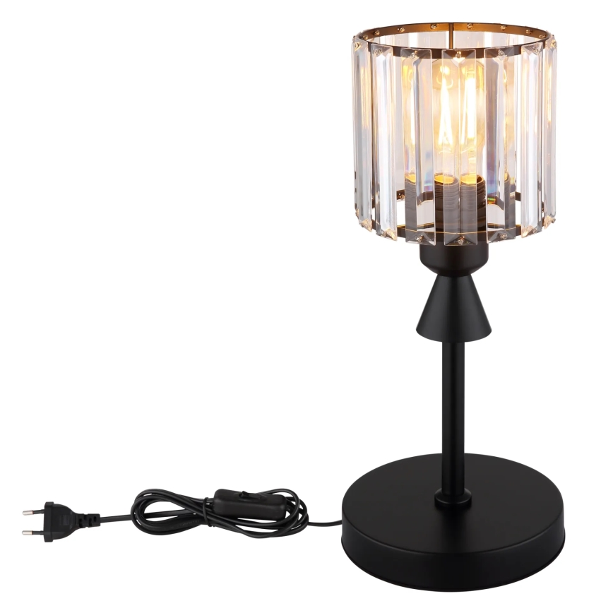 Globo - Table lamp 1xE27/60W/230V d. 15 cm black