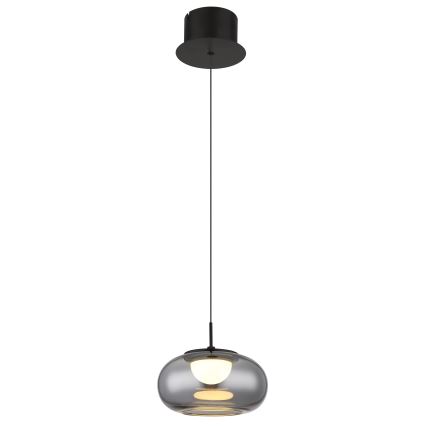 Globo - LED Chandelier on a string LED/6W/230V black
