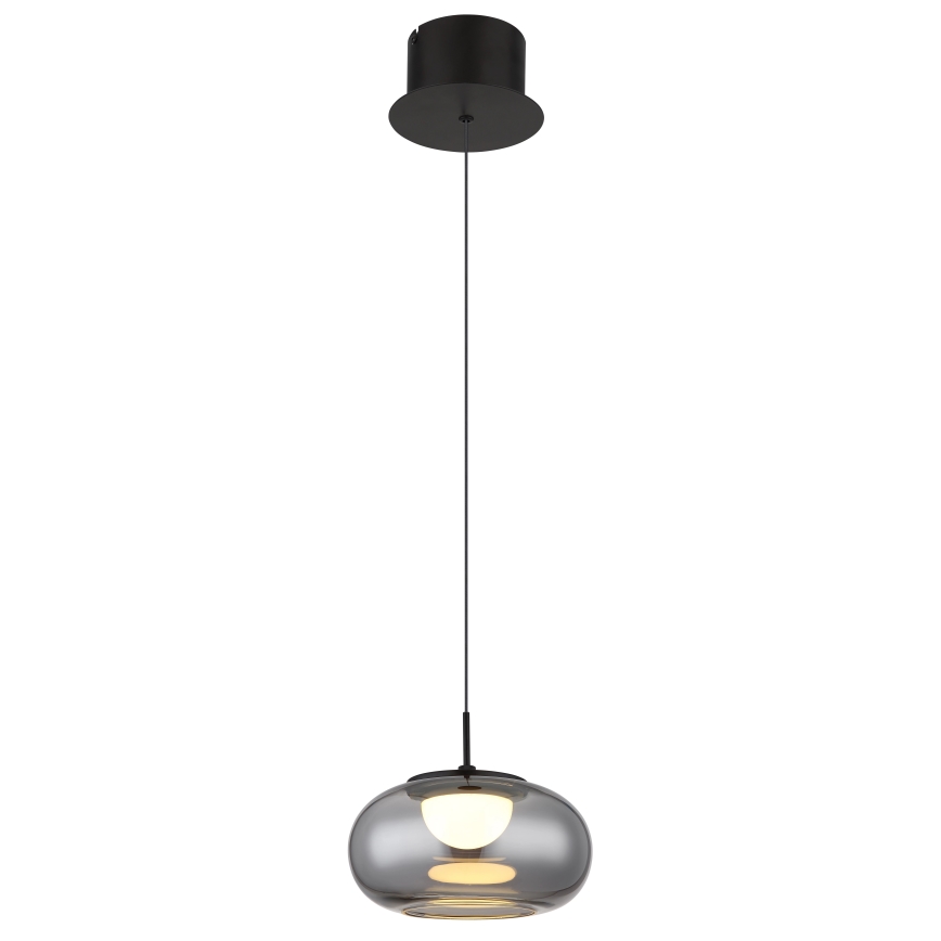 Globo - LED Chandelier on a string LED/6W/230V black