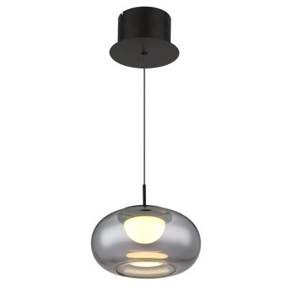 Globo - LED Chandelier on a string LED/6W/230V black