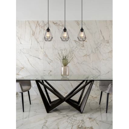 Globo - Chandelier on a string 3xE27/60W/230V