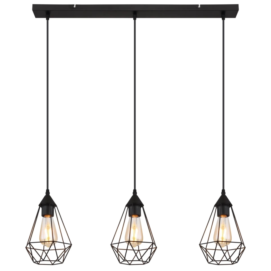 Globo - Chandelier on a string 3xE27/60W/230V