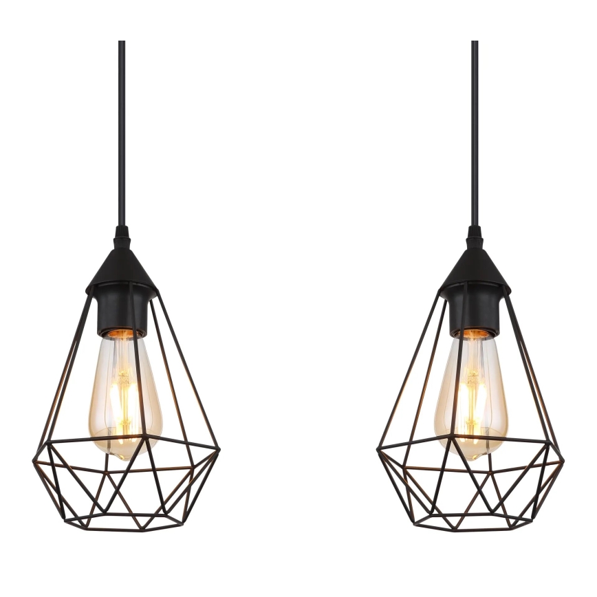 Globo - Chandelier on a string 3xE27/60W/230V