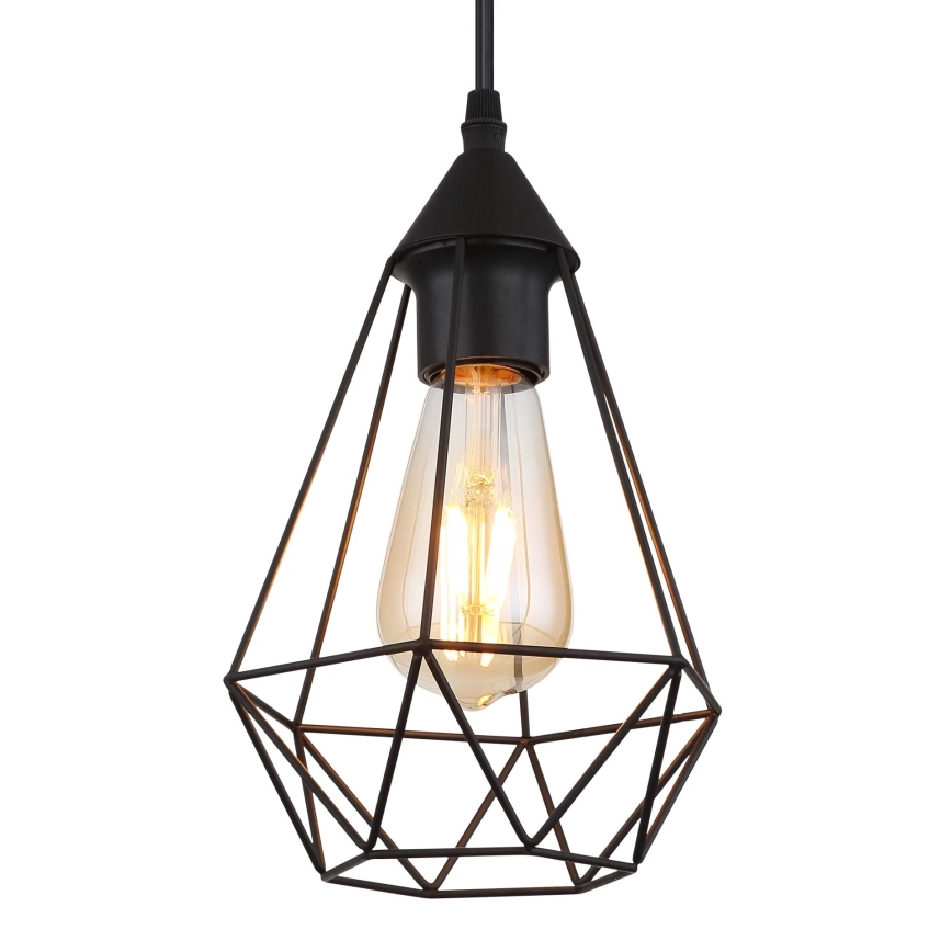 Globo - Chandelier on a string 1xE27/60W/230V d. 17 cm