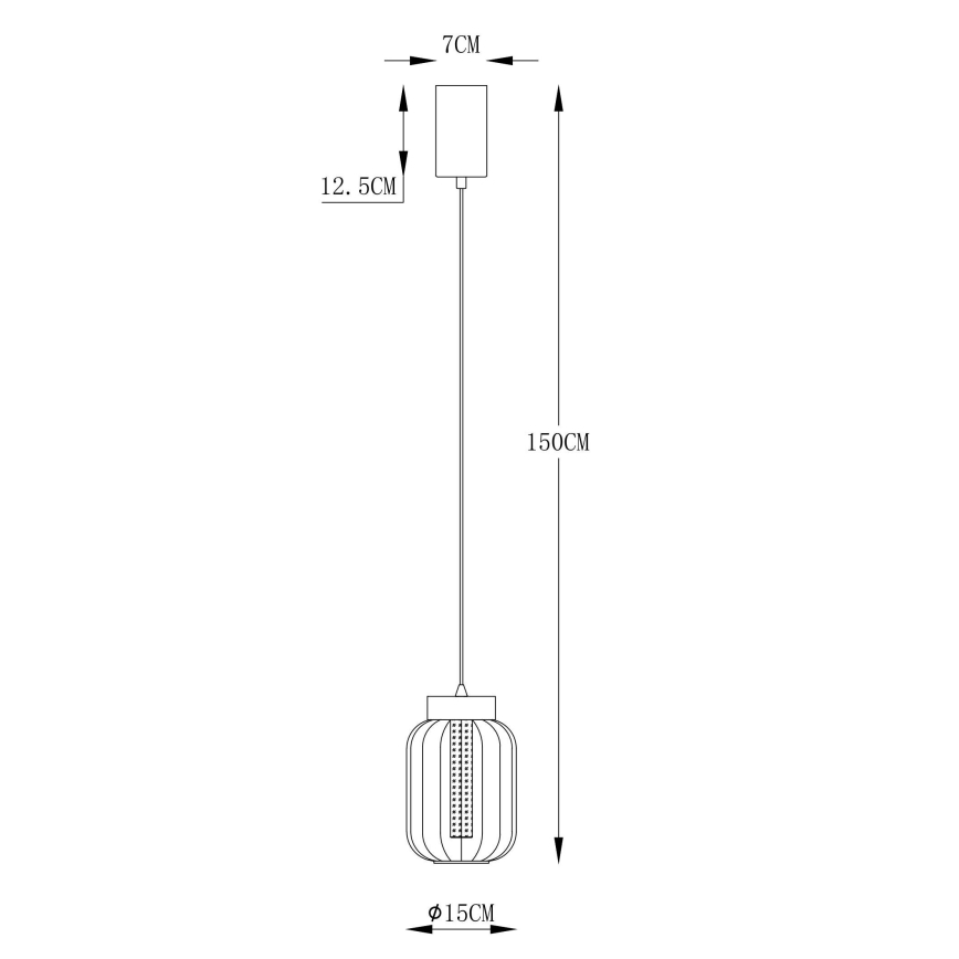 Globo - LED Chandelier on a string LED/8W/230V